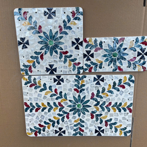 Sustainable Vietnam Mother Of Pearl Inlay Rattan Tray For Professional Catering Events And Boutique Hotel Service - Product Image 6