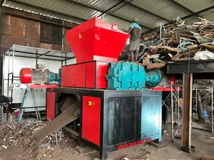 Broyeur de ferraille à double arbre avec capacité de broyage de 3000 kg/h, broyeurs de métaux pour l'exportation mondiale - Product Image 2