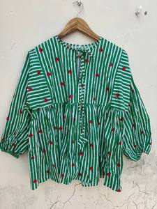 Vestido de Algodón Estampado Floral para Mujer, Venta al por Mayor, Vestido Casual Holgado de Verano - Product Image 5