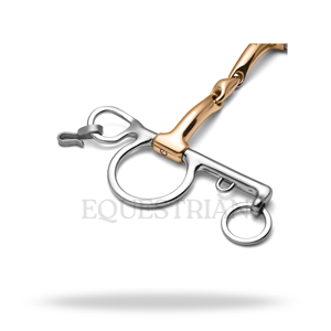 Mordaza Pelham Lozenge Savor Gold para entrenamiento y control en equitación - Product Image 4