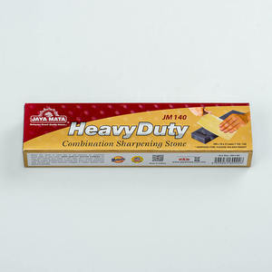 Pierre à aiguiser robuste JAYA MATA, aiguiseur manuel pour couteaux, pierre à aiguiser multi-grains 150/320, Inde, aiguiseur combiné durable. - Product Image 5