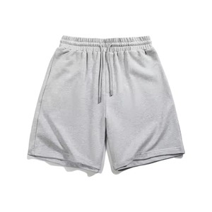 Pantalones Cortos de Felpa Francesa de Algodón Grueso, Bordado Personalizado, Ropa Urbana de Lujo, Pantalones de Felpa Lisos para Marcas Profesionales de Gimnasios - Product Image 3