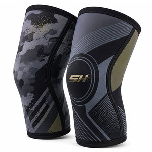 Rodilleras de Neopreno de 7mm Personalizables, Unisex, Duraderas, Antichoque, de Compresión, para Gimnasio y Deportes, Venta al por Mayor, Precio Económico - Product Image 1