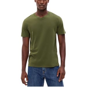 Camiseta de Cuello en V para Hombre, Manga Corta, Informal, Básica, Suave, Transpirable, Ligera, para Uso Diario de Verano, Fabricante OEM Personalizado - Product Image 3