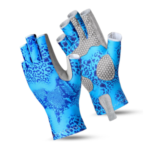 Guantes de Pesca sin Dedos de Alta Calidad para Hombre y Mujer, Protección Solar UPF50+, Guantes Ligeros para Pesca con Mosca, Fabricante - Product Image 1