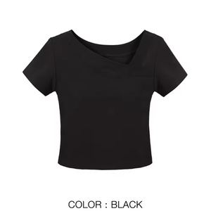 New Style Fashionable Women's <b>Crop</b> <b>Top</b> Short Sets Solid Pattern Skinny Sweat Shorts Casual Style Knee Length 100%Cotton <b>Crop</b> <b>top</b> - Product Image 5