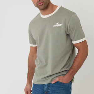 T-shirt Ringer durable et résistant, en stock, idéal pour un usage quotidien et un style tendance - Product Image 1