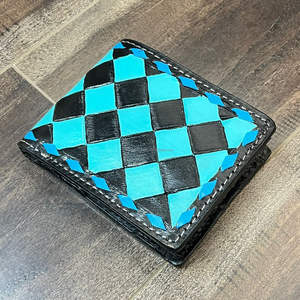 Logotipo personalizado al por mayor de cuero genuino mecanizado a mano de marca minimalista Delgado diseñador de lujo plegable hombres carteras con bloqueo RFID - Product Image 5