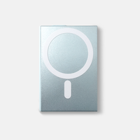 Porte-cartes de crédit en aluminium à blocage RFID Porte-cartes magnétique Magsafe Portefeuille sécurisé Rfid Mag avec pince à billets intégrée