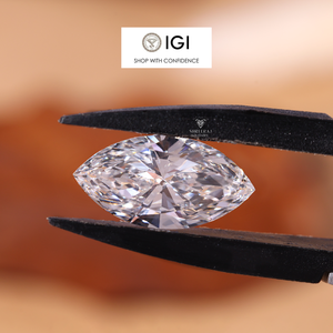 Diamants de laboratoire CVD de taille marquise 10,00 carats, 100 % véritables, certifiés IGI, de grande taille, provenant d'Inde – Fournisseurs de diamants en vrac - Product Image 1