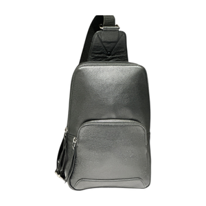Bolso de Pecho Unisex de Cuero Genuino, Multifuncional, con Correa Ajustable, Herrajes Duraderos, Forro de Lona, Alta Calidad - Product Image 1