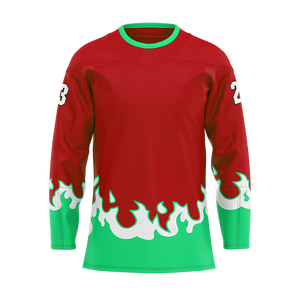 OEM ODM Ice Hockey Jersey Premium Fabric Quick Dry Feature for Sports Training Matches Team Wear Use - Product Image 1