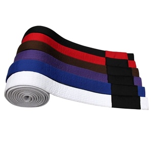 Cinturones de karate de alta calidad para hombre, bordado personalizado, todos los tamaños, de color, taekwondo, judo - Product Image 1