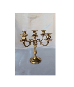 Elegant Handmade Metal <b>Candelabra</b> Centerpiece for Luxury Dining Tables Wedding Christmas Decor Stylish Home Interior Ambiance - Product Image 4
