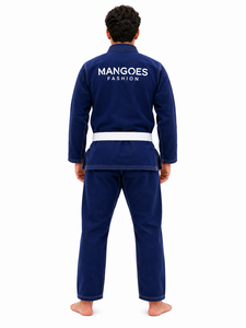 Kimono de Jiu-Jitsu Brésilien Noir en Gros, Uniforme de BJJ en Coton Premium Tissé Perlé pour Entraînement et Compétition, Logo Personnalisé - Product Image 3