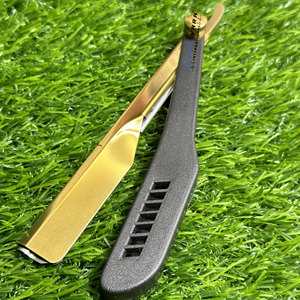 Navaja de Afeitar Profesional de Acero Inoxidable de Alta Calidad con Mango Combinado y Sistema de Bloqueo Deslizante Compatible con Half - Product Image 1