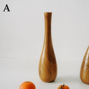 Florero de Madera Hecho a Mano |   Decoración Rústica Natural para Sala de Estar y Oficina - Product Image 5