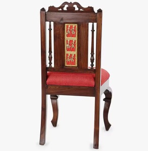 Luxury Glass Top Wood Frame <b>Dining</b> <b>Table</b> Set 6 Chairs Eco-Friendly Easy Clean High-Density Foam for Hotel Restaurant Use - Product Image 3