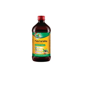 Extracto Herbal Líquido Zandu Pancharishta en Botella para Uso en Salud y Ayurveda, Cultivo Silvestre, Grado Alimenticio - Product Image 1