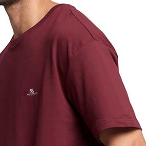 Camiseta Premium 100% Algodón para Hombre, Talla Grande, con Logotipo Personalizado, Transpirable, Estilo Urbano, Corte Holgado, Manga Corta, Verano 2026 - Product Image 6