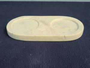 Quemador de Incienso de Mármol Curio Craft con Tapa Metálica Dorada en Forma de Palma, para Incienso de Sándalo, Incienso Indio, Bakhoor Árabe, Aromaterapia - Product Image 6