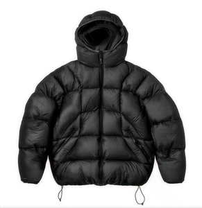 Custom <b>Utility</b> Windproof Eco-Friendly Streetwear Puffer <b>Jacket</b> for <b>Men</b> Winter Outdoor Standard Thermal Travel Coats - Product Image 2