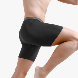 Wholesale <b>Custom</b> Men's Mid-Rise <b>Boxer</b> Briefs with Elastic Waist Quick Dry Soft Breathable Cotton OEM Service - Product Image 4