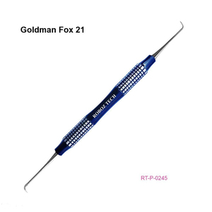 เครื่องขูดหินปูนแบบแมนนวล Ergonomic Dental Goldman Fox 21 ผลิตจากสแตนเลส ได้รับการรับรองมาตรฐาน CE โดย Roboz Tech ประเทศปากีสถาน - Product Image 1
