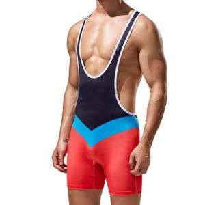 Personalizado de los hombres gimnasio Fitness camisetas sin mangas Camisetas interiores chaleco pantalones cortos Lucha Libre camiseta culturismo mono - Product Image 2