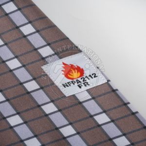 Cotton Fire Resistant Henley Shirt CAT2 NFPA2112 Welding Work <b>Long</b> sleeve Popular Selling Triple Stitch Fitted FR Safety Red - Product Image 5