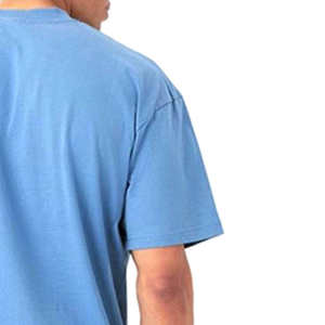 T-shirt décontracté surdimensionné vintage en coton épais lavé à manches courtes coupe carrée avec motif lettres sérigraphiées pour homme – Idéal pour la gym - Product Image 6