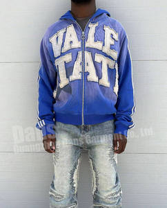 Sweat à capuche personnalisé avec strass, pull-over uni pour l'hiver, homme, femme, unisexe, luxe, 100% coton, molleton, impression numérique écologique - Product Image 1