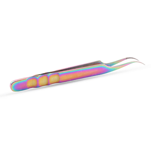 Pinzas de Acero Inoxidable con Punta de Fibra Japonesa para Aplicación de Pestañas, Pinzas con Punta de Diamante para Extensión de Pestañas Bajo Su Propia Marca - Product Image 6