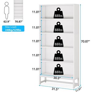 Bookshelf <b>Bookcases</b> - Product Image 4