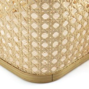 Cesta de Almacenamiento Cuadrada de Bambú y Ratán, Hecha a Mano, Ecológica, Rústica, Organizador de Fibra Natural, Diseño Personalizado Disponible, Suministro de Fábrica - Product Image 3