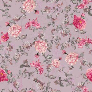 Tela de algodón cambray, diseño personalizado, estampado digital, tela de algodón cambray pura, ligera, con acabado suave para prendas de vestir y textiles para el hogar. - Product Image 1