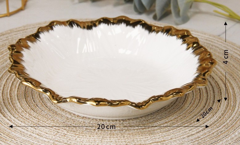 Assiette creuse de 8 pouces