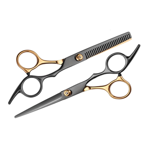 Wholesale Best Barber Hair Dressing Scissors New Custom Design Hot Selling Barber Hair Cutting Scissors Set - Product Image 2