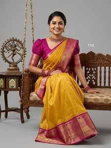 Sari en soie noir dessiné à la main pour femme, traditionnel indien pakistanais, longueur ras du sol, ethnique, coupe classique, toutes saisons - Product Image 5
