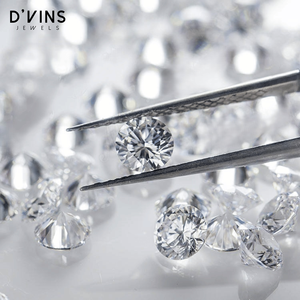Diamantes Cultivados en Laboratorio D'vins Jewels, Corte Brillante Redondo, Color D, HPHT CVD, Melee, Sin Certificado, Regalo para el Día de San Valentín - Product Image 1