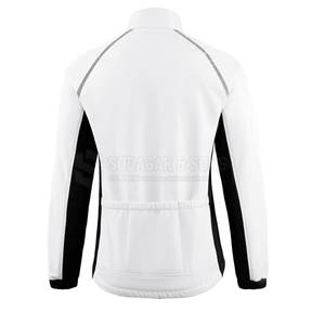 Veste de cyclisme coupe-vent, design léger avec tissu respirant et détails réfléchissants pour les sorties sur route et sur sentier - Product Image 2