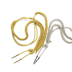 High Quality 100% Cotton Customized Reflective Drawcord Lanyard Cords 8 Strand <b>Braided</b> Coated Finish Uniform <b>Accessory</b> - Product Image 5