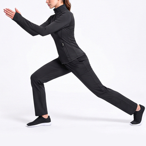 Women's <b>Workout</b> <b>Jacket</b> Lightweight Zip-Up Athletic Running Yoga Top with Pockets Long Sleeve Gym Yoga Wear Thumb Holes <b>Jacket</b> - Product Image 6