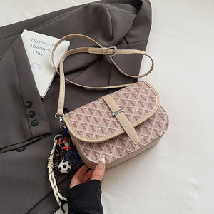 Sac bandoulière classique pour femme, sac à main de luxe de créateur, sac à bandoulière en cuir à motifs verts, accessoire de mode - Product Image 4