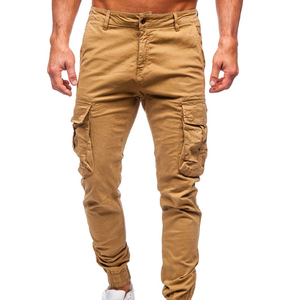 Premium Cargo Pants Oversized Streetwear Cargo <b>Trousers</b> Breathable Cotton Twill Custom Embroidery Private Label OEM Wholesale - Product Image 6