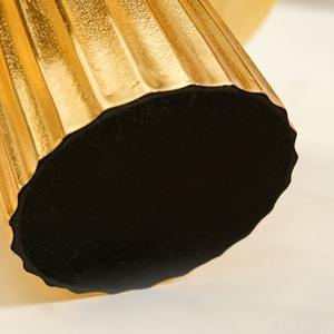 Base para Pastel de Aluminio con Acabado Dorado Moderno, Diseño Acanalado, Decorativa, para Servir Postres, Centro de Mesa para Bodas y Eventos, Plato para Pastelería - Product Image 5