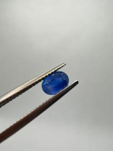 Zafiro Azul Natural, Corte Ovalado, 1.05CT, 6.5x5x3.5mm, Facetado, Suelto, de Ceilán, Tratado Térmicamente, con Juego de Color, para Joyería - Product Image 3