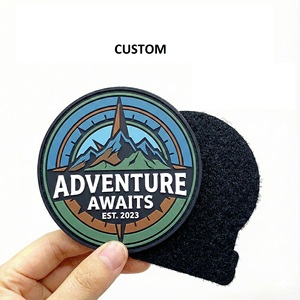 Nouveau design, patchs logo 3D en PVC et caoutchouc de haute qualité, gaufrés, avec support adhésif pour chapeaux - Product Image 6