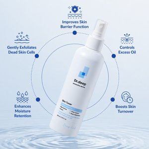 Tónico Facial de Agua Mineral, Hidratante, Calmante, Equilibra el Sebo, Solución Hidratante Facial Diaria Suave - Product Image 1