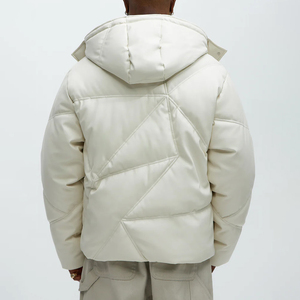 Veste matelassée unisexe personnalisée de haute qualité, col montant brillant, style décontracté, vente en gros, toutes tailles - Product Image 5